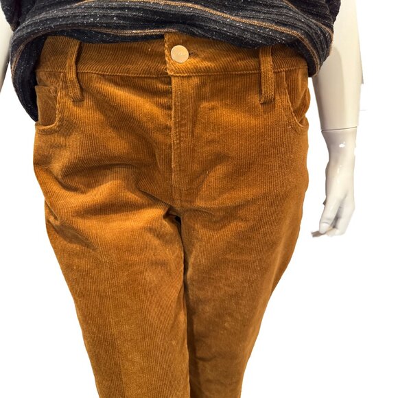 Joe’s Jeans Frankie Brown Corduroy Bootcut Cropped Pants Size 29 Soft Stretchy - Picture 11 of 12